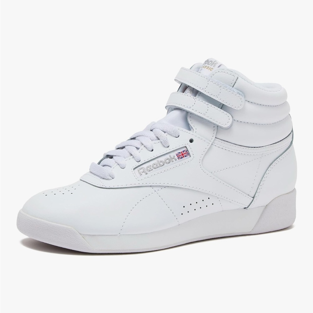 Reebok Freestyle Hi Sneaker Size 10.5 US White Leather
